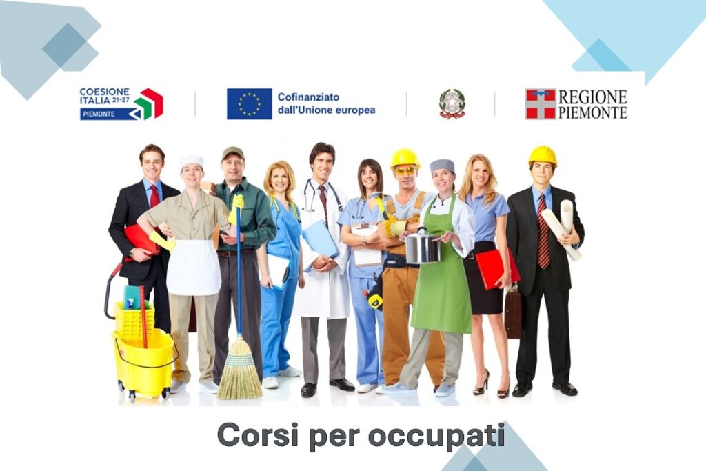 Ripartono i corsi co-finanziati da Regione Piemonte per occupati